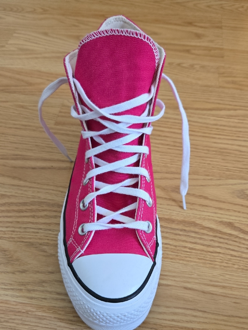 Converse Pink High Top Sneakers - Picture 5 of 6